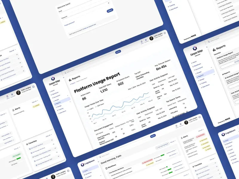WAIQ product interface